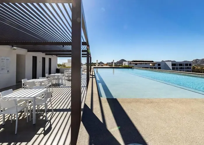 Endless Summer - Award Winning 2bed 2bath - Heated Rooftop Pool With Ocean Views - Gym - 5min Walk To - Fiber Internet - Sleeps 6 * Cabo San Lucas